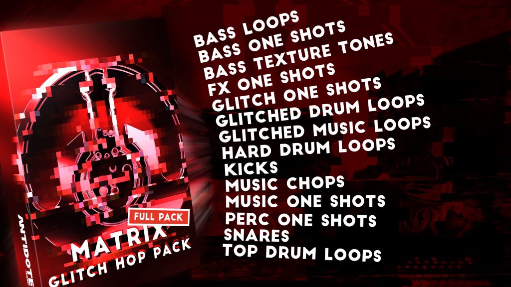 antidote audio glitch hop sample pack