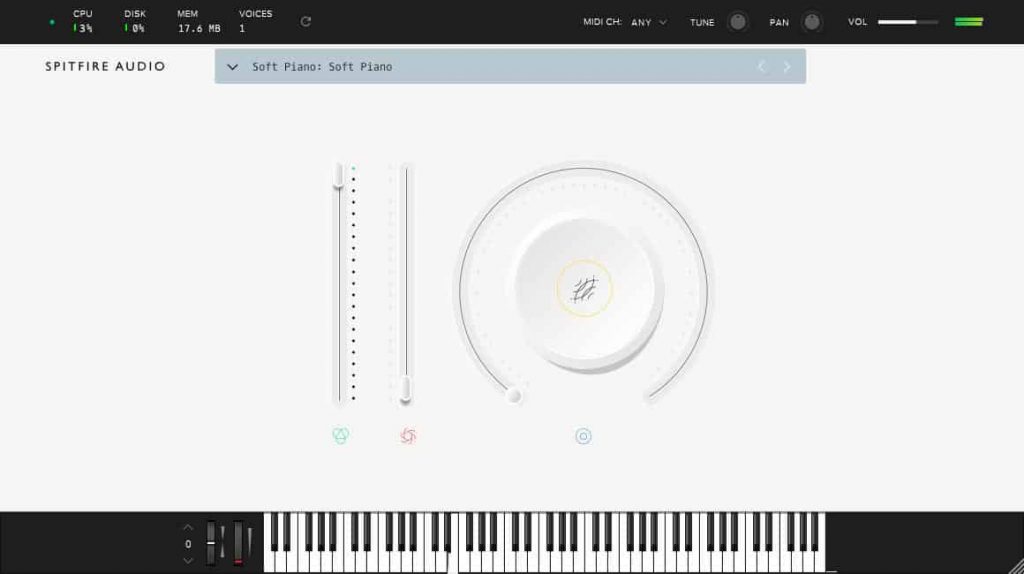 spitfire free piano