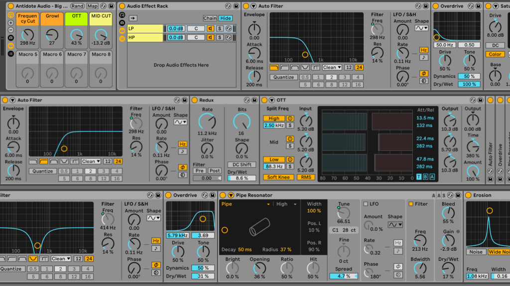 free bass ableton rack
