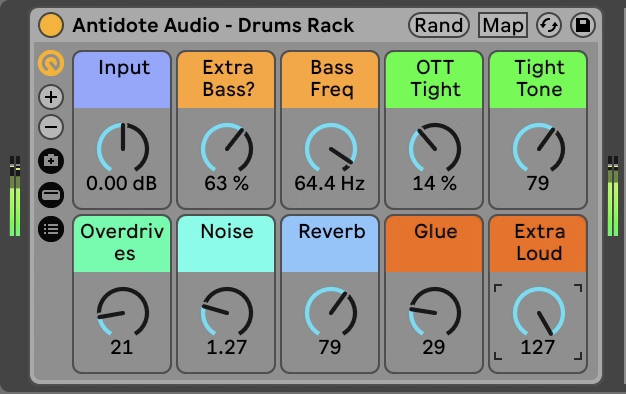 drums ableton fx