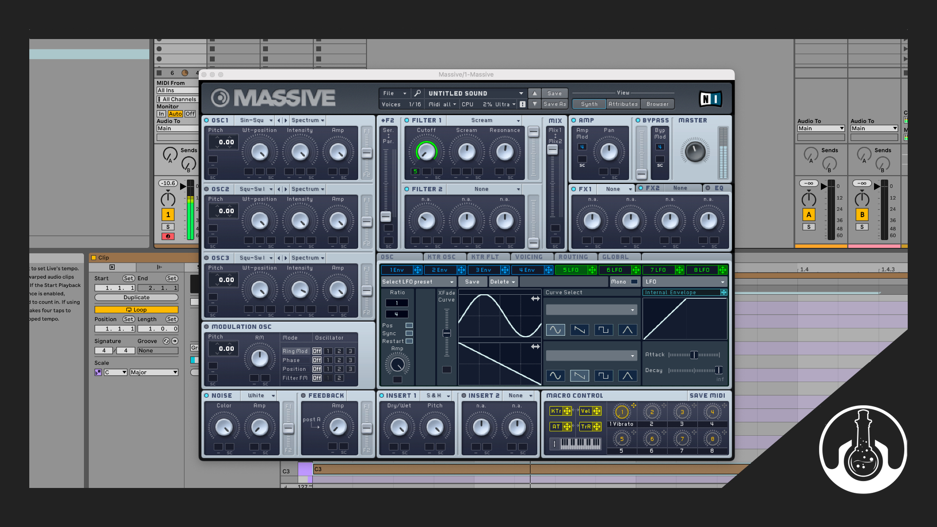 bass tutorial massive vst