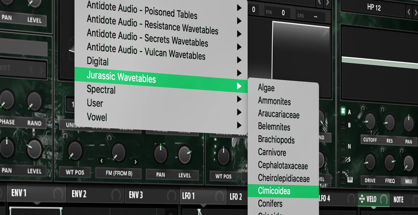 jurassic dubstep serum presets and wavetables