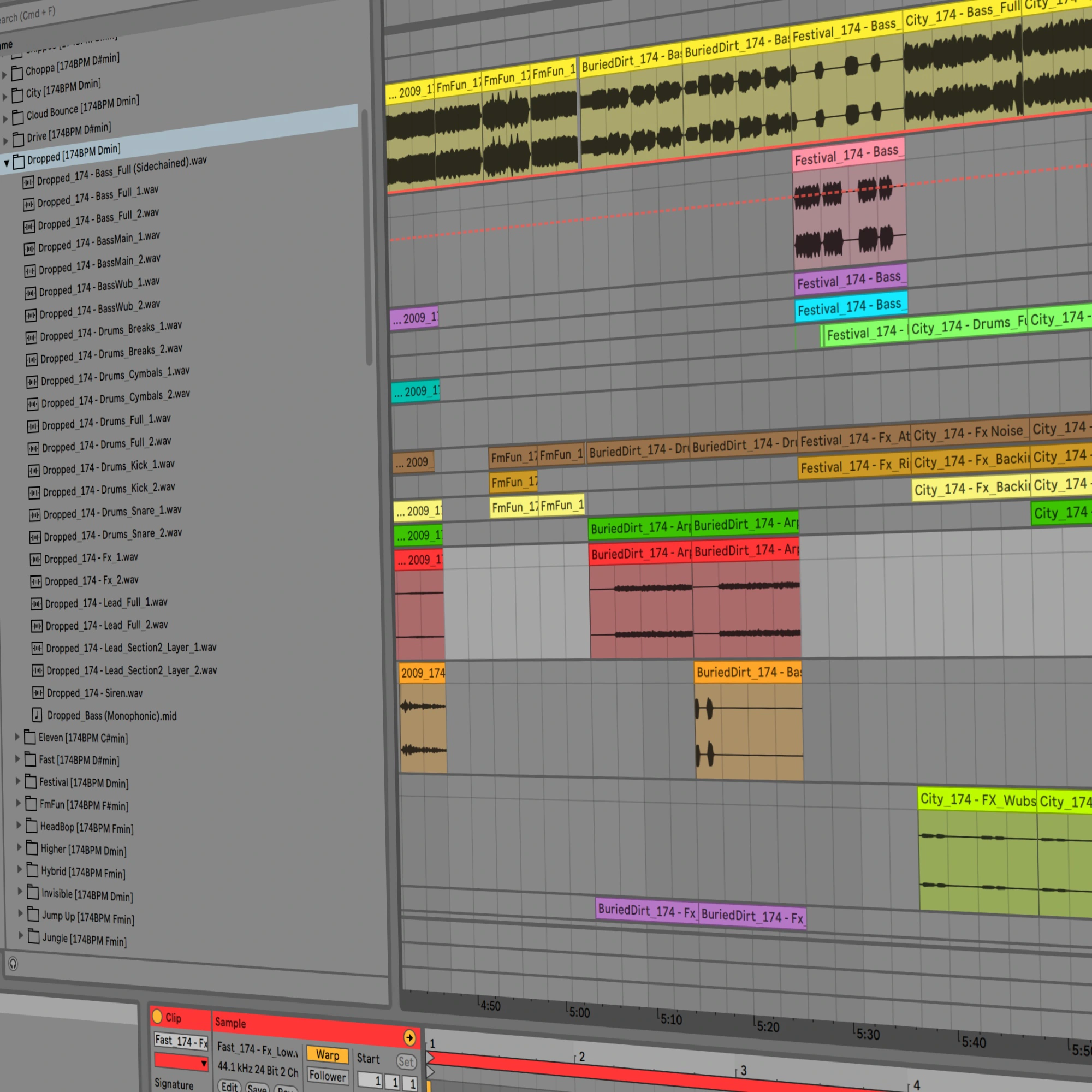 drum and bass ableton