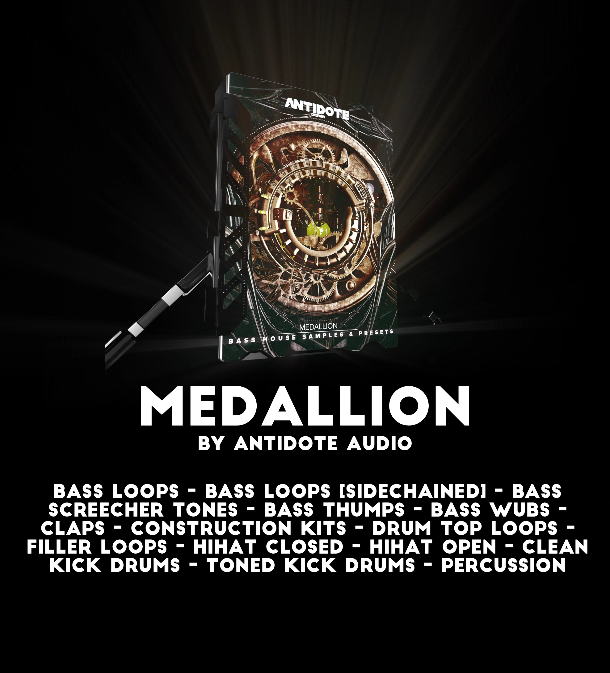 antidote audio medallion